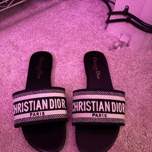 Dior Black and White Sandals